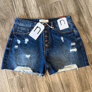 Fashion Nova High Waist Cut off Shorts